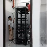 Full racks and server setup by IT technicians