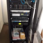 A computer server and the housing